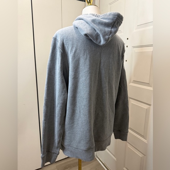 Abercrombie & Fitch Heather Gray Zip-Up Hoodie - Picture 5 of 8